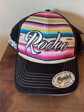 Rodeo Embroidered Serape Trucker Hat